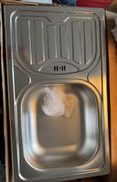 Spüle Chromstahl 770mm x 440mm NEU