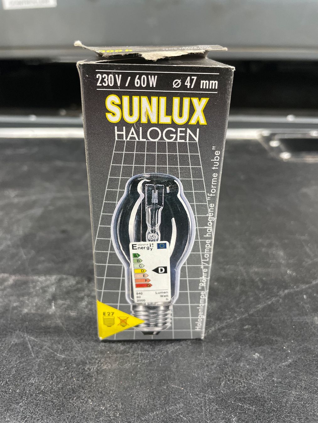 Lampade: Sunlux, Halogenlampe "Röhre", 47mm – Usato da Ermensee venduto da fantasylight