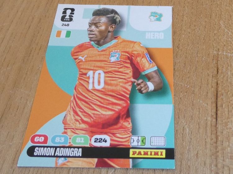 Panini Cartes à collectionner: Panini Adrenalyn WM 2026: Simon Adingra – D'occasion à Weinfelden par Garkasonn