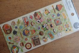 Stickerbogen Sticker - Japan Kawaii Food Sushi Onigiri Rice