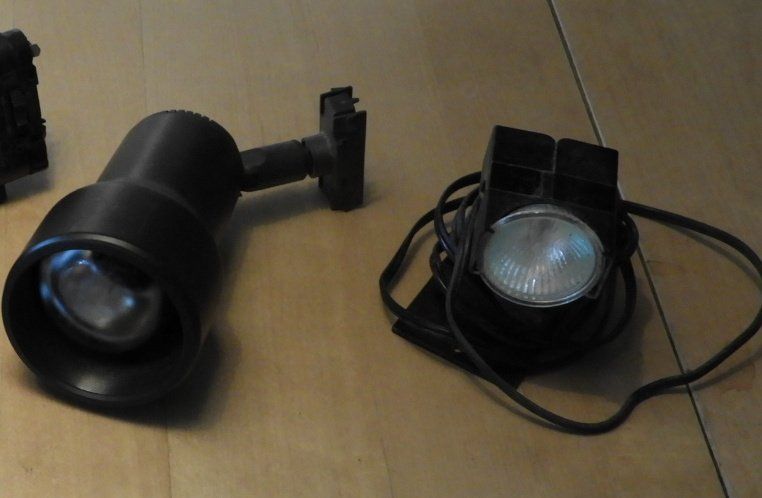 Lampade: SPOT ,SCHWARZ LAMPE,  1 SPEZ. KABEL, – Usato da Ettingen venduto da troll-mutter