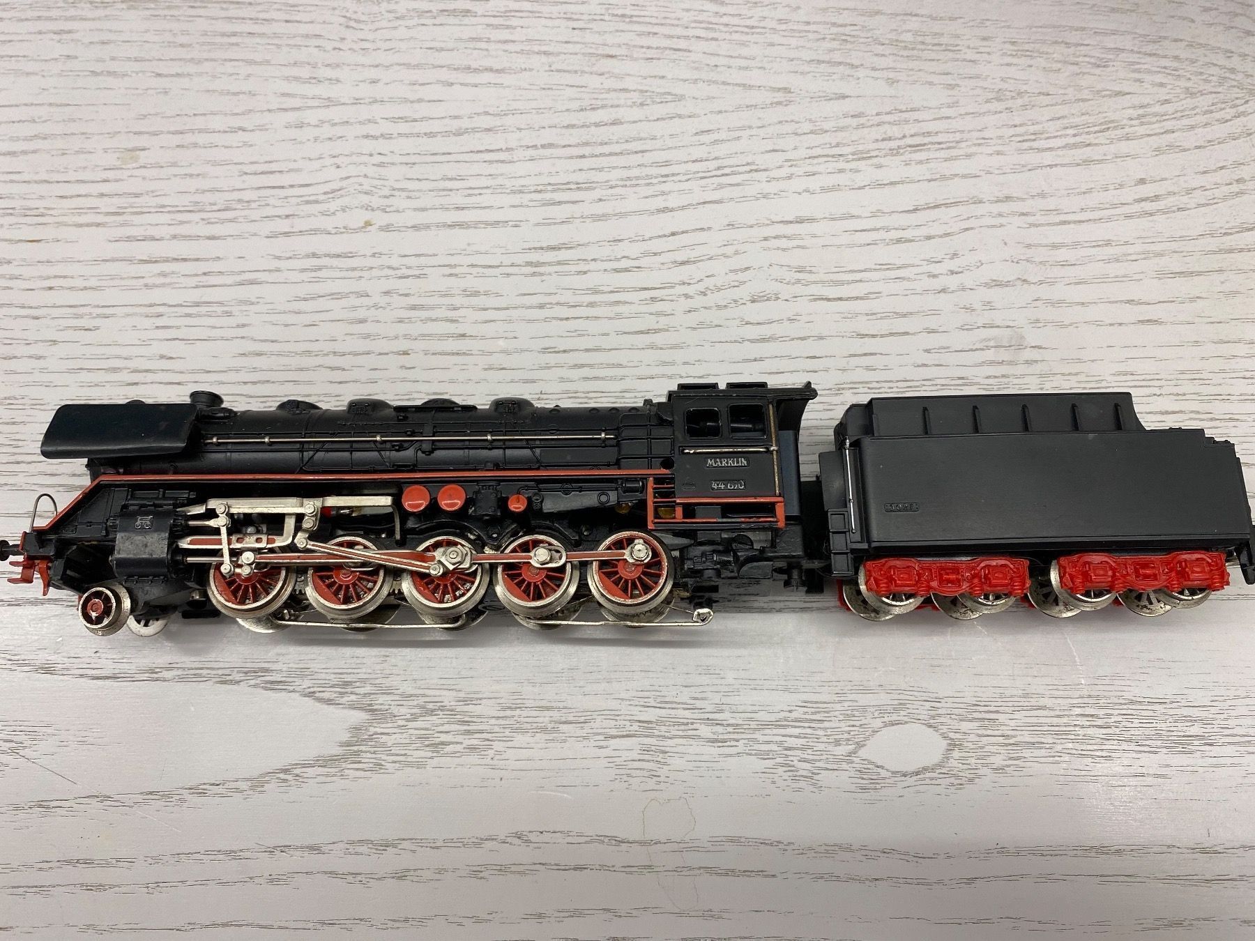 Märklin Modellini di ferrovie: Märklin 3027 DB BR44 TELEX – Usato da Lupsingen venduto da New-Haven 1
