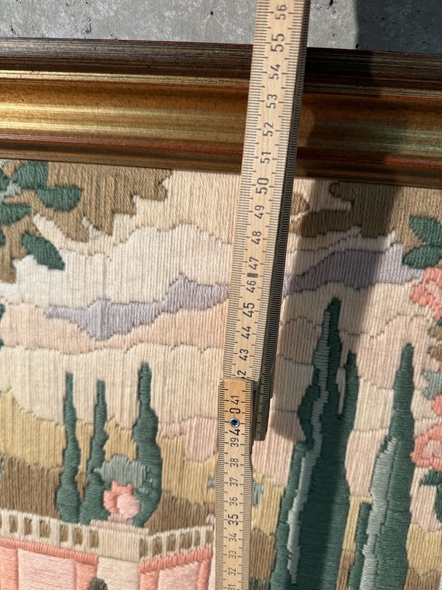 Cerchi da ricamo: Broderie ancienne encadrée – Usato da Lausanne venduto da artnouveau05 6