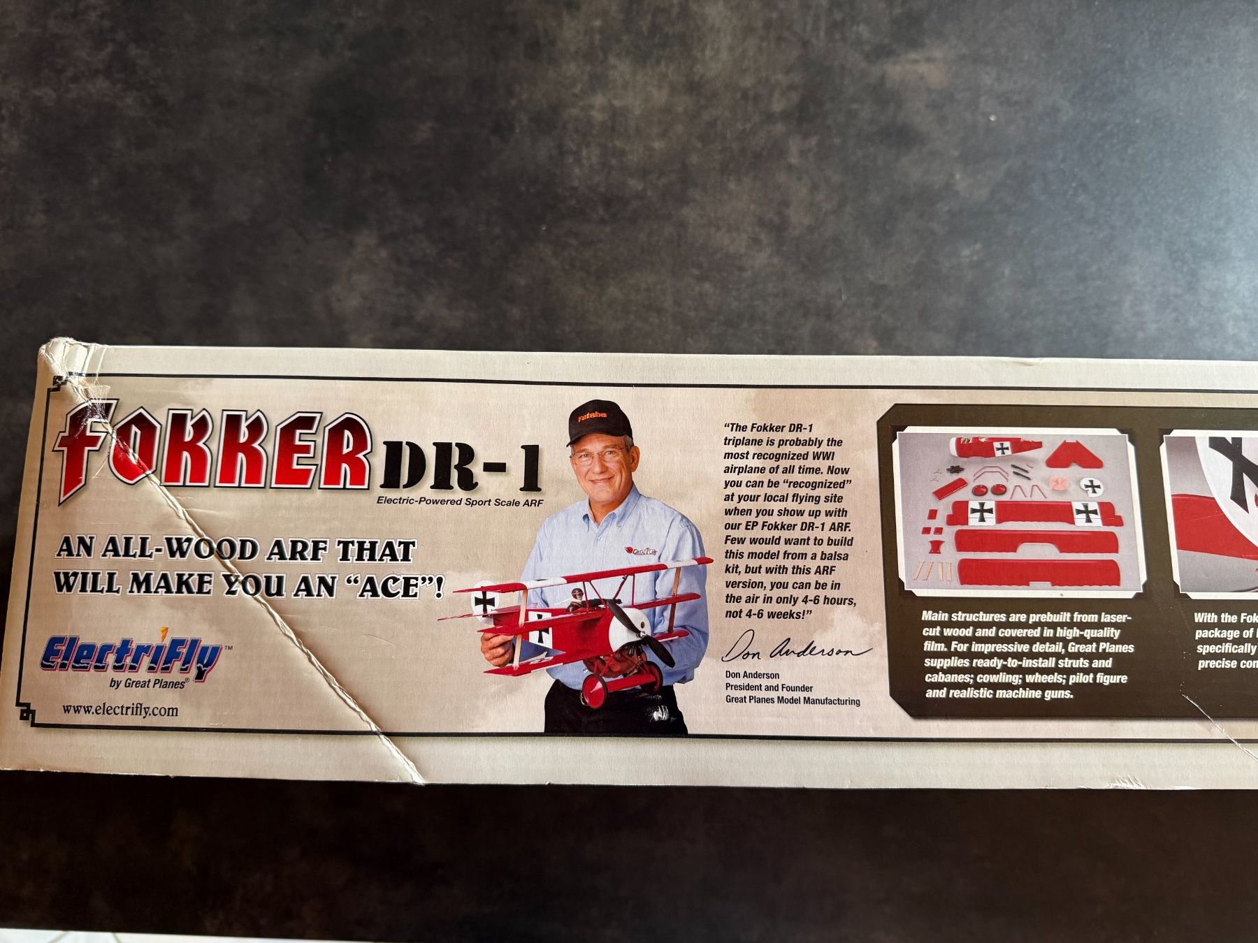 Modellismo RC: FOKKER  DR-1  DE  ELECTRIFLY – Nuovo e nell'imballaggio originale da Apples venduto da Gasscret 7