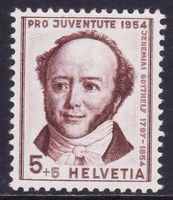 Pro Juventute SBK-Nr. 153 (J. Gotthelf 1954) postfrisch **