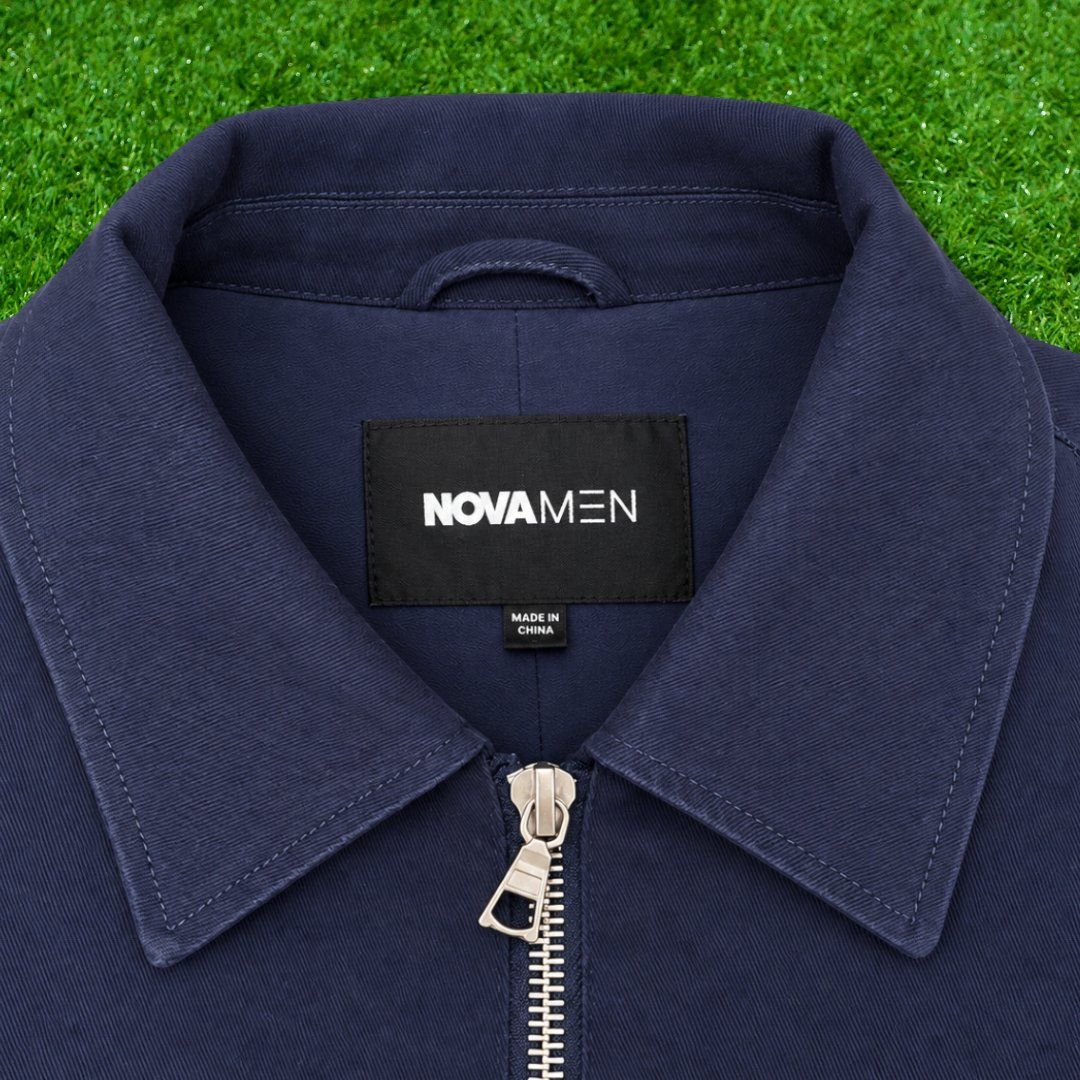 Jacken: NOVAMEN Navy Zip Workwear Jacket – Gebraucht aus Zürich von geoff_resell 3