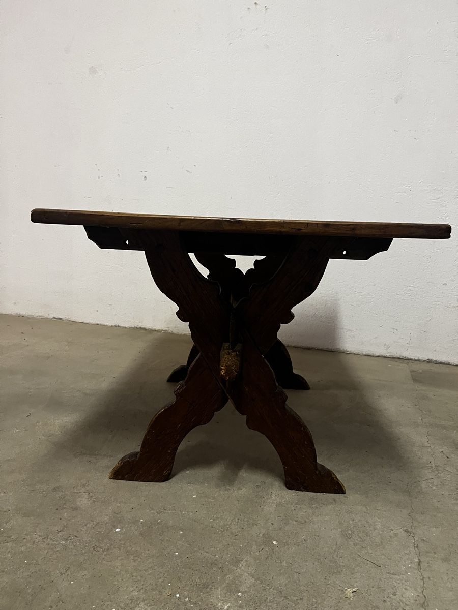 Tables: Antiker Holztisch mit Charme - Einzigartiges Einzelstück – D'occasion à Madiswil par Bilranis1071 4