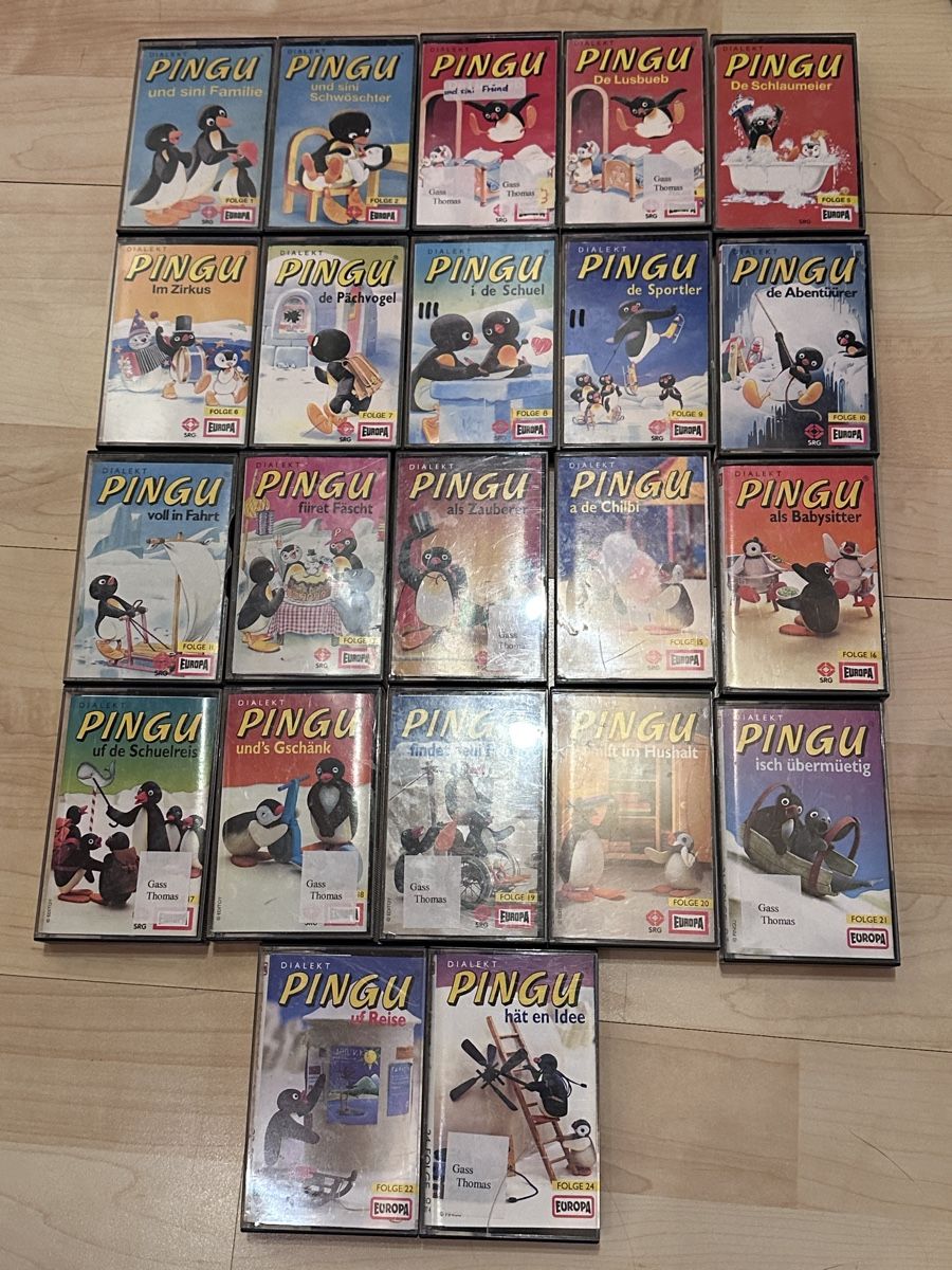 Cassettes audio: Pingu Kassetten, 22Stück – D'occasion à Othmarsingen par Crallthene98