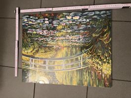 Dipinto a mano "Ponte Giapponese" di Monet - Nuovo! (55)