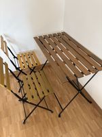 TÄRNÖ Gartentisch Set aus Holz/Metall, klappbar, 100x54cm