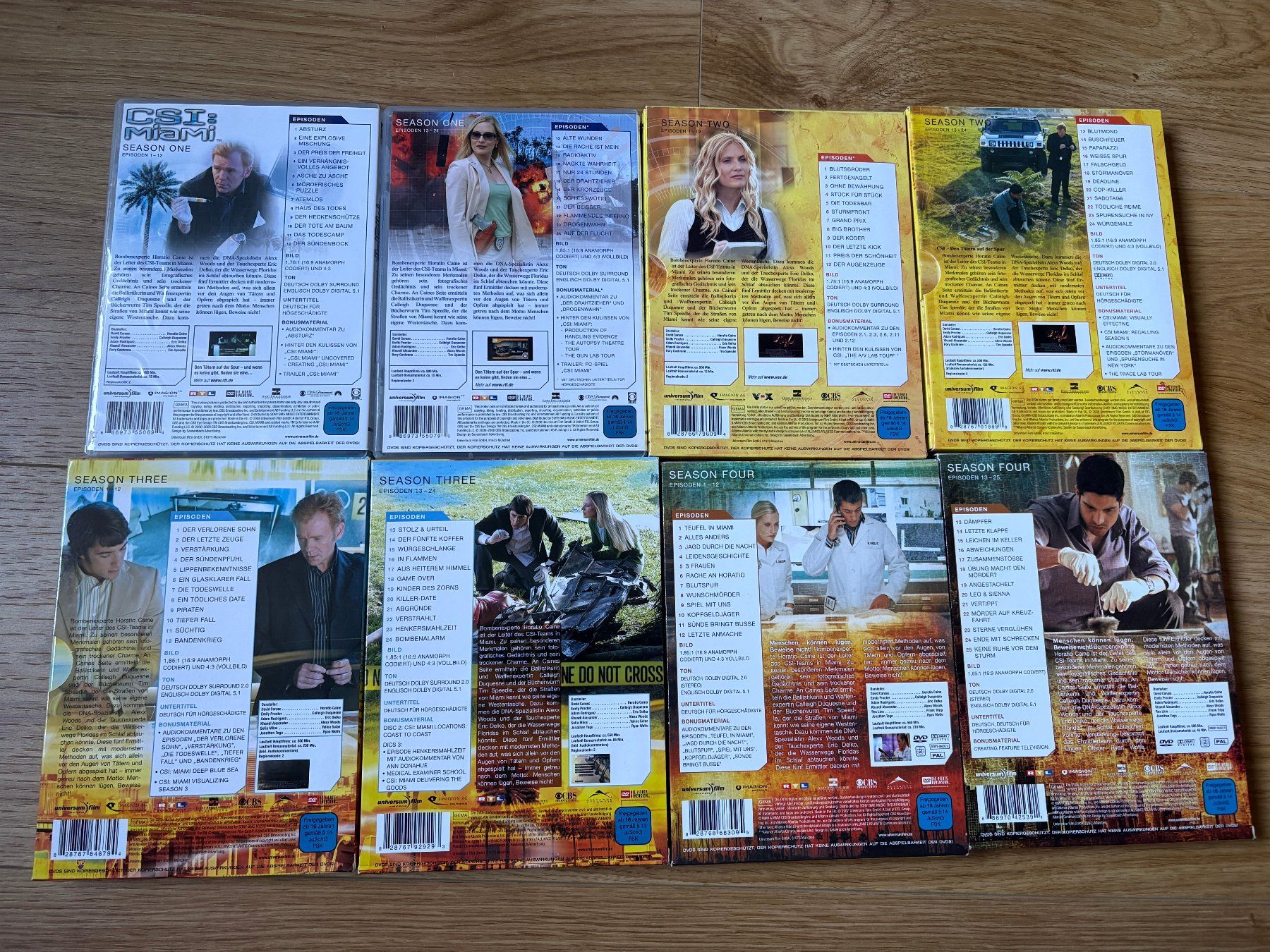 Tutti i DVDs: CSI: Miami DVDs - Staffel 1-4 – Usato da Weisslingen venduto da Traber1992 1