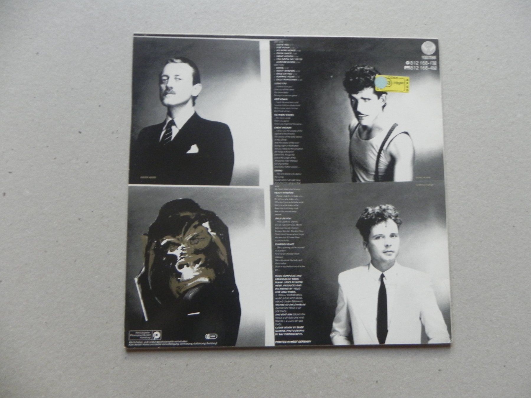 Dischi in vinile: LP Electro Psychadelic Rock CH Yello 1983 D. Meier B.Blank – Usato da Siebnen venduto da krimsie 1