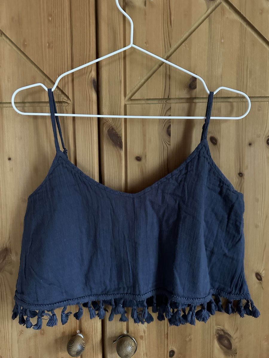 Mango Kleider: Set Top und Rock dunkelblau mit Fransen Grösse M – Gebraucht aus Hergiswil NW von kaufe_at_kaufmann 2