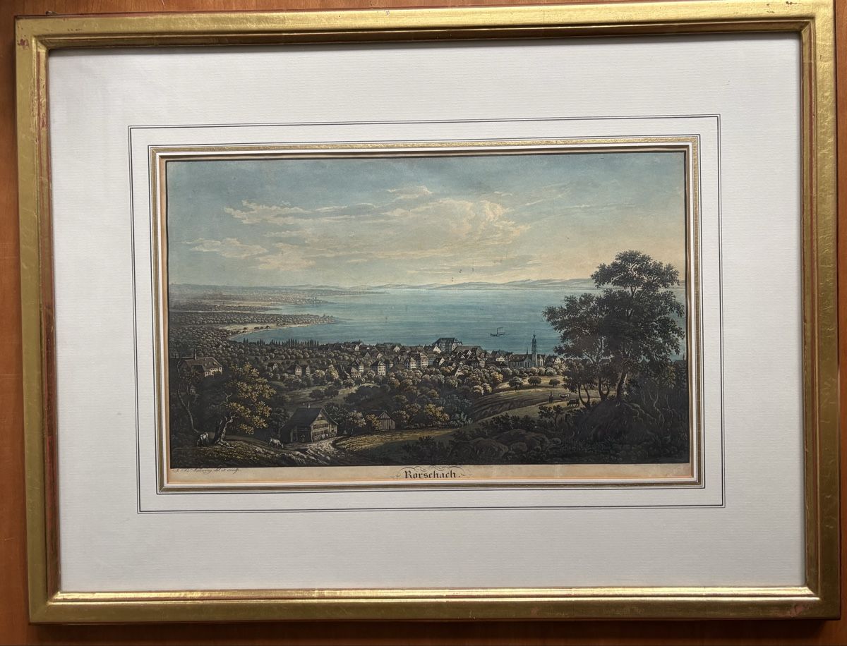 Incisioni: Rorschach von Süden um 1835 – Usato da Goldach venduto da Lebel