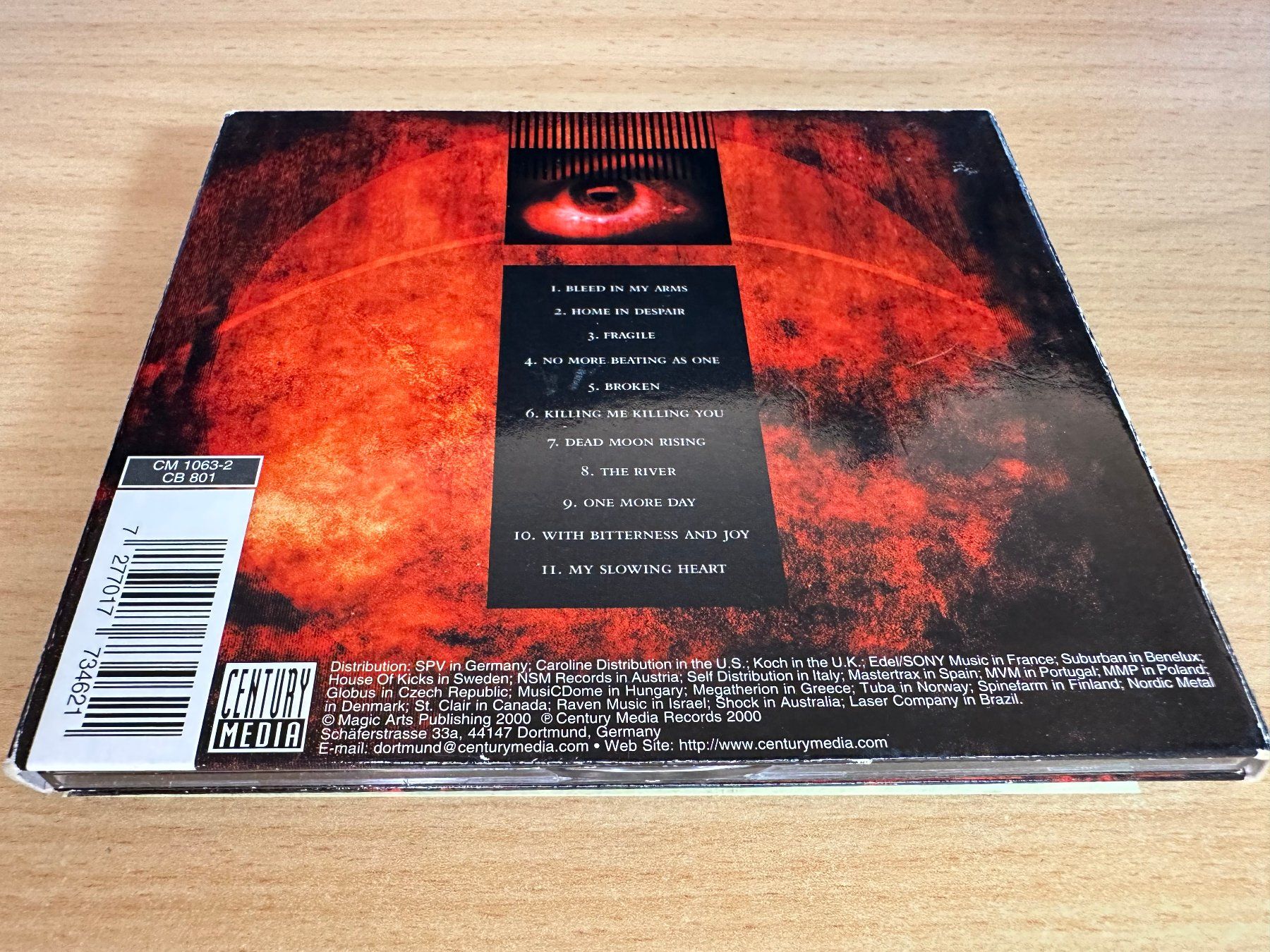 CD: Sentenced – Crimson – Usato da Rikon im Tösstal venduto da Alpenmutz 1