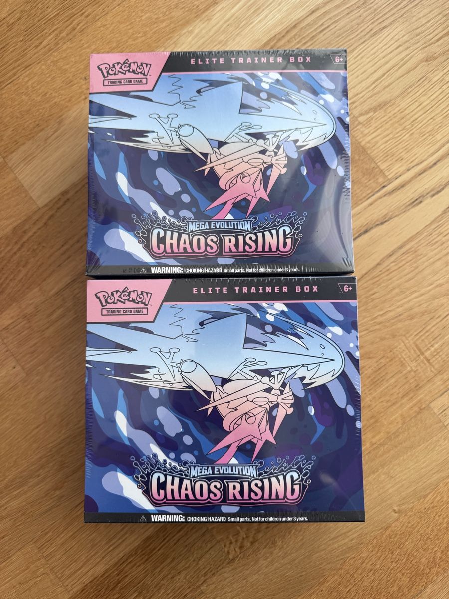 Pokémon Carte collezionabili: Pokémon Mega Evolution Chaos Rising ETB Bundle 🔥 EN sealed – Nuovo e nell'imballaggio originale da Thun venduto da Puliziker