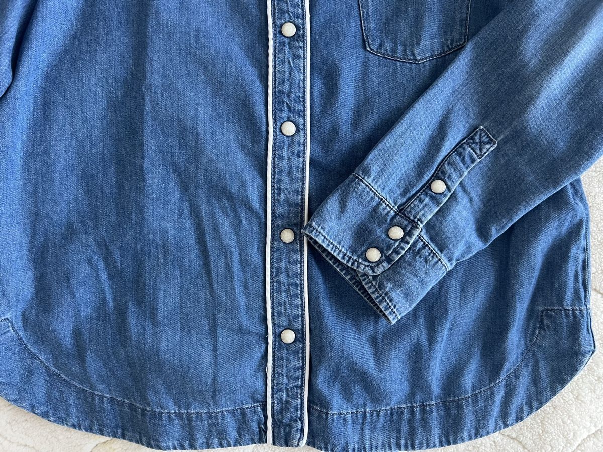 Blusen: Maje Jeanshemd blau Grösse 3 – Gebraucht aus Uster von Family_Boutique 3