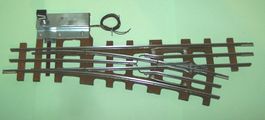 Keiser 153R elektr. Rechtsweiche 3L, Spur 0, geprüft