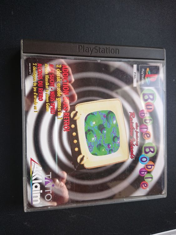 Ps1 Sony PlayStation 1 Bubble Bobble Also Featuring Rainbow