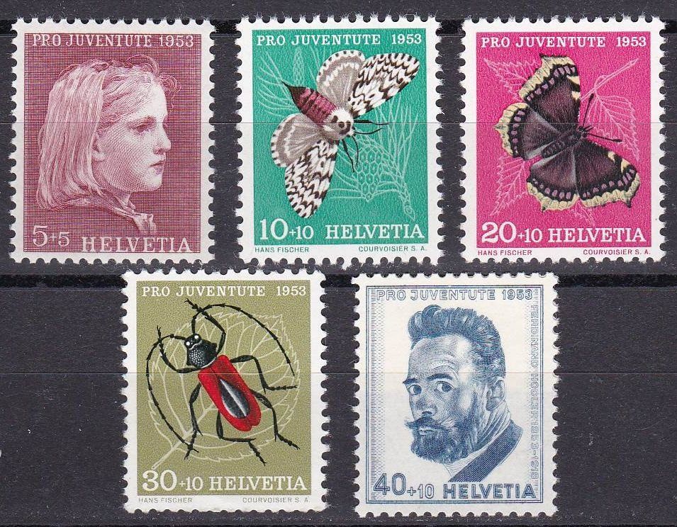 Tous les timbres: Pro Juventute, 1953, postfrisch** – Neuf (Voir description) à Lupfig par lubor