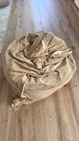 Sitzsack mit Velourüberzug