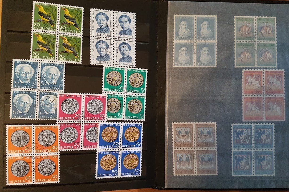 Tutti i francobolli: Briefmarken 70 Viererblocks – Nuovo (secondo la descrizione) da zuerich venduto da Jewlsdesign 7