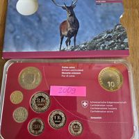 Schweizer Münzen Satz 2009 Stempelglanz - Top Zustand