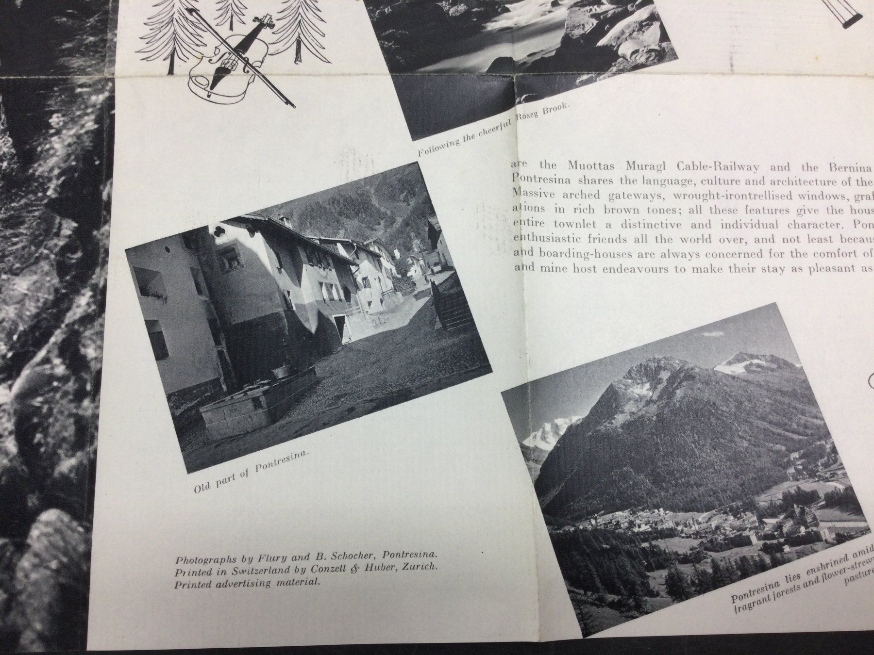 Cartoline postali: Alter Prospekt vom Engandin Pontresina Morteratsch – Usato da Wangen SZ venduto da kuriosum12 7