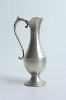 Zinn AMPHORE / Vase mit geschwungenem Henkel  13,5 cm