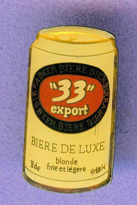 Placchette & Badge: " 33 " export Bier – Usato da Winterthur venduto da Sammleroase