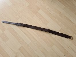 Gürtel, Kunstleder, braun, apart
