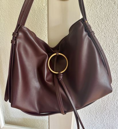 Schicke Handtasche in Bordeaux (Zara)