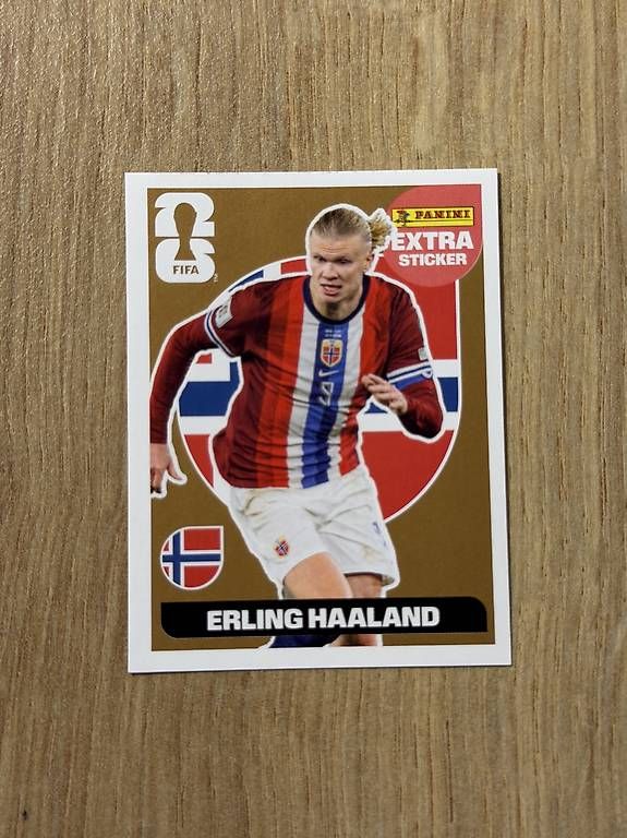 Carte collezionabili: Panini Extra Sticker 2026 Erling Haaland Bronze – Usato da Olten venduto da leoniee290118