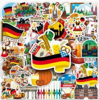 50 Sticker Aufkleber Deutschland