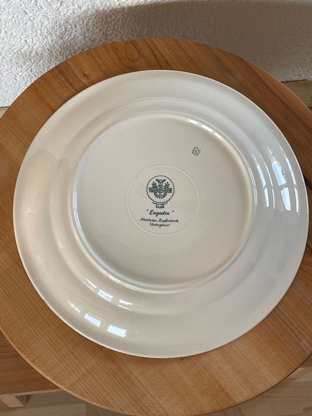 Teller: Villeroy & Boch, Mettlach, Teller, Engadin – Gebraucht aus Köniz von kupu-kupu 4
