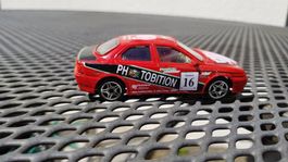 1:43 Metall Alfa Romeo 156 GT #16 pink elephant parking #16