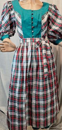Wunderschönes Dirndl / Trachtenkleid Ksoxa Seide Gr. 42