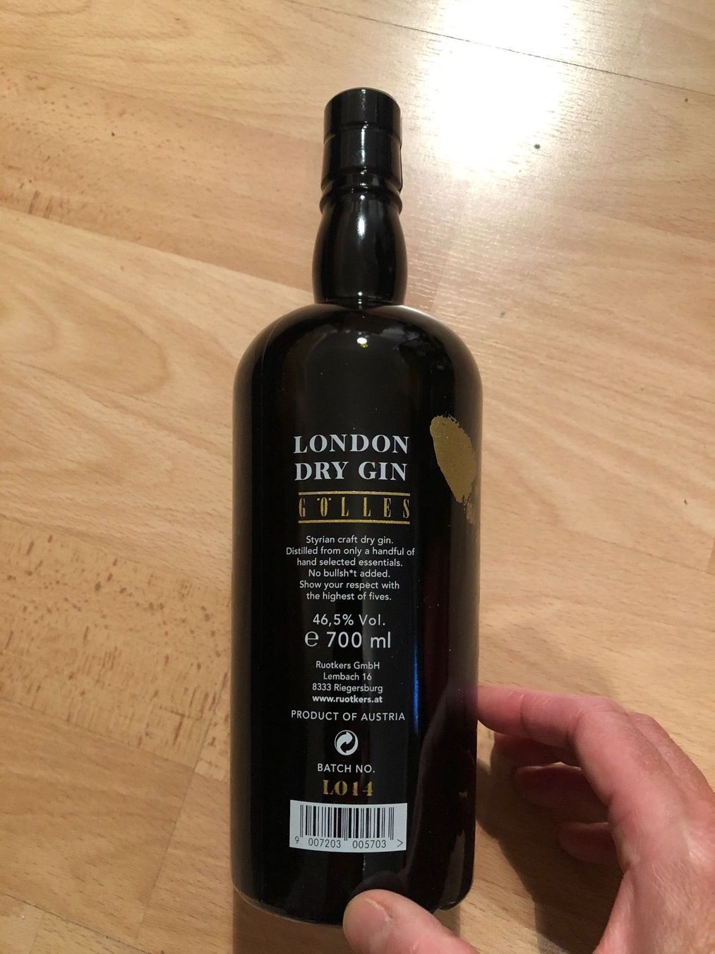 Spirituosen: Hands On Gin, Gölles Alois, Steiermark,A – Neu und originalverpackt aus Wald ZH von mlnt 1