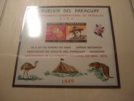 Paraguay  Block 1965 Pfadfinder, mit Beschreibung **