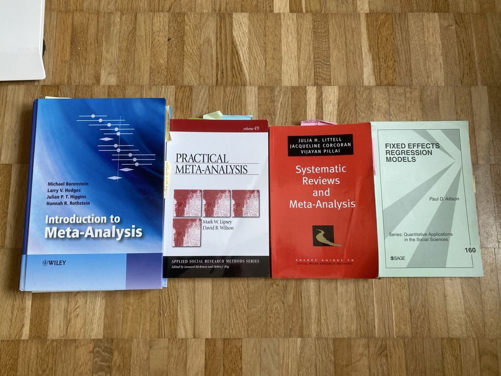 Meta-Analysis Books Bundle - Perfect for Research!📚📚📚📚 (Gebraucht) in ...