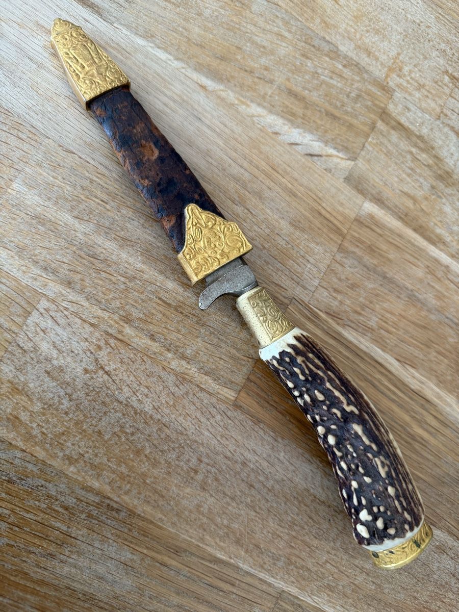 Solingen Zubehör: Altes Jagdmesser A. Wingen Solingen antikes Messer – Neu (gemäss Beschreibung) aus Goldach von Messerguru 1
