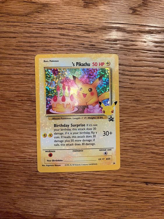 Pokemon Pikachu extrem holo bleed Celebrations ab 10.- (Gebraucht) in ...
