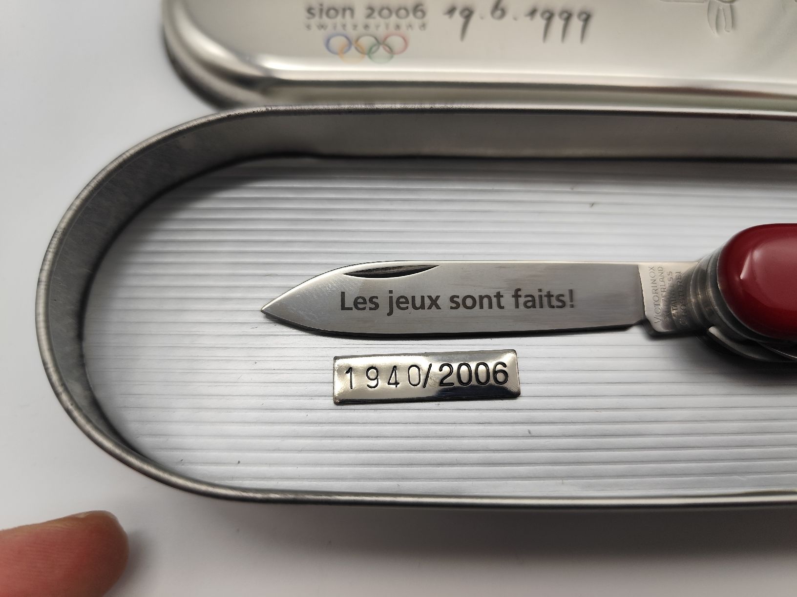 Victorinox Coltelli tascabile: Victorinox Sion Olympiade 2006 – Nuovo (secondo la descrizione) da Hellbühl venduto da 30R_R30 7