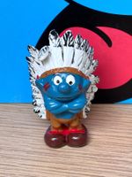 Indianer-Häuptling Schlumpf, dunkle Federn