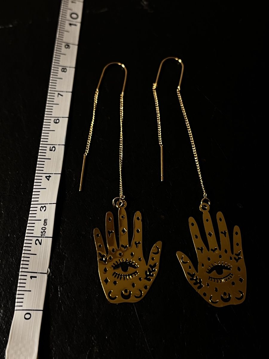 Boucles d'oreille: Boucles dorées mains qui protègent  – Neuf (Voir description) à Genève par ct_fqr8 1