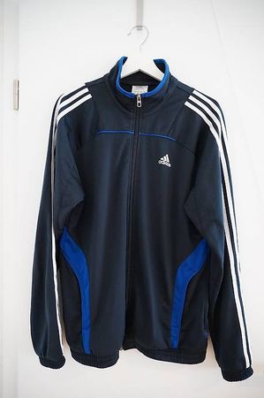 Adidas Trainerjacke blau