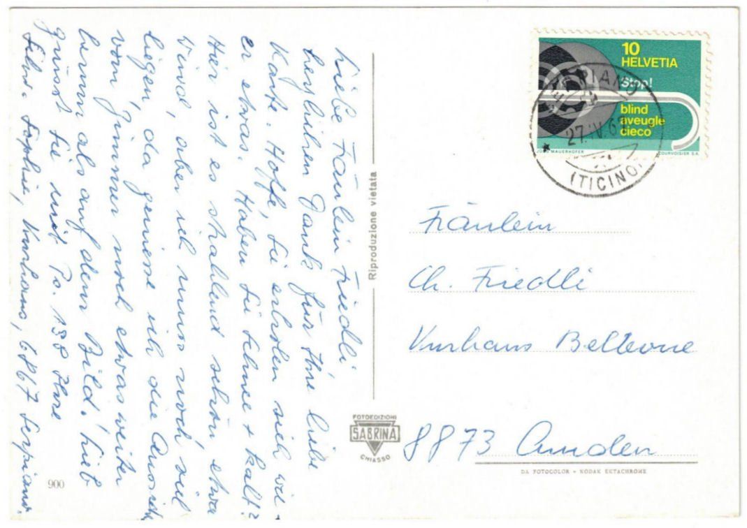 Cartoline postali: Serpiano - 4 Bild AK – Usato da Binningen venduto da Mountainrider 1