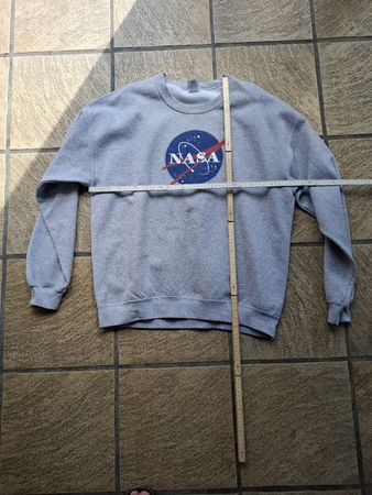 Pullover Grau Grösse L NASA ein Original aus USA