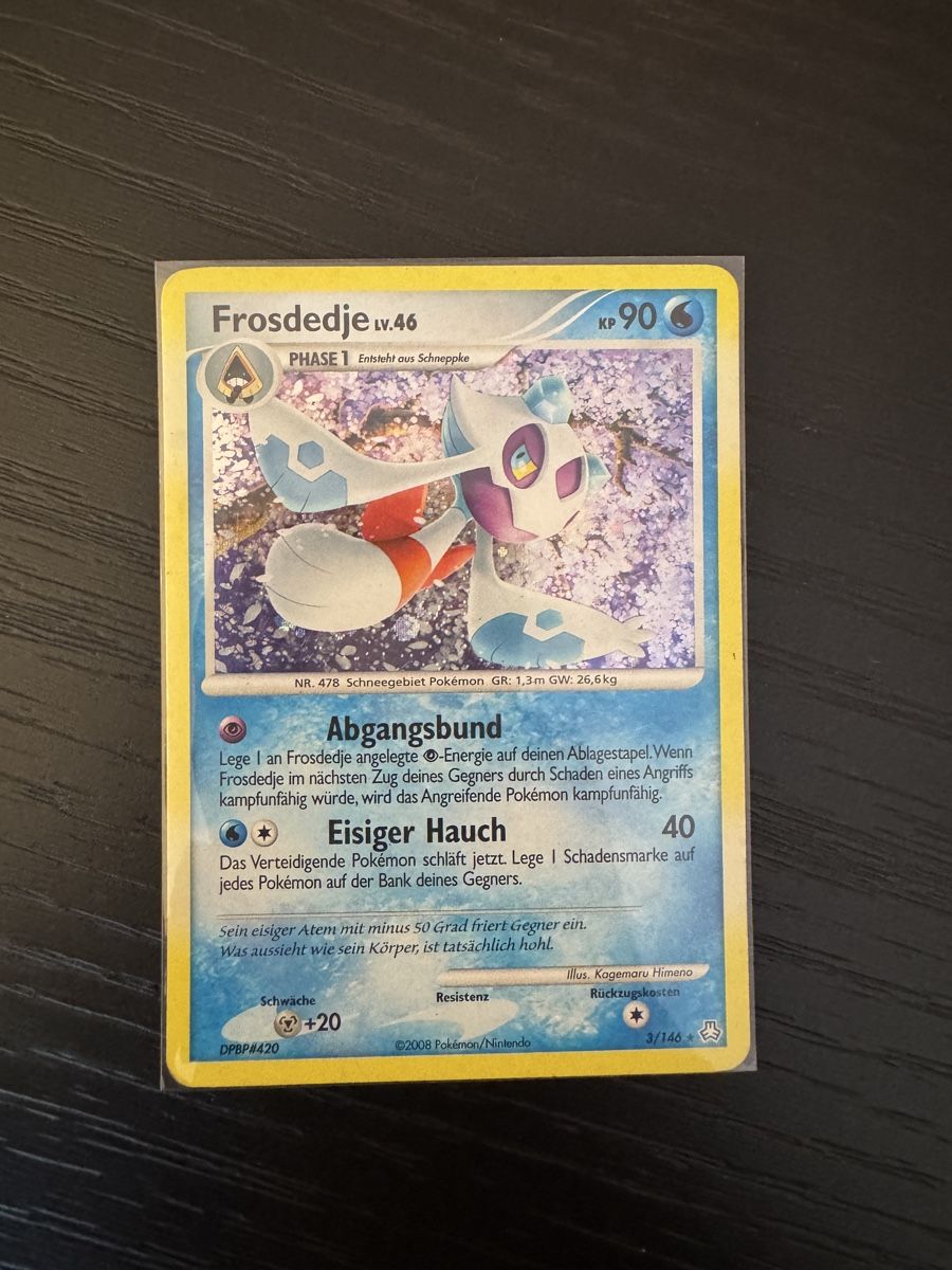 Pokémon Carte collezionabili: Frosdelje 3/146 – Usato da Zürich venduto da sed_6krp