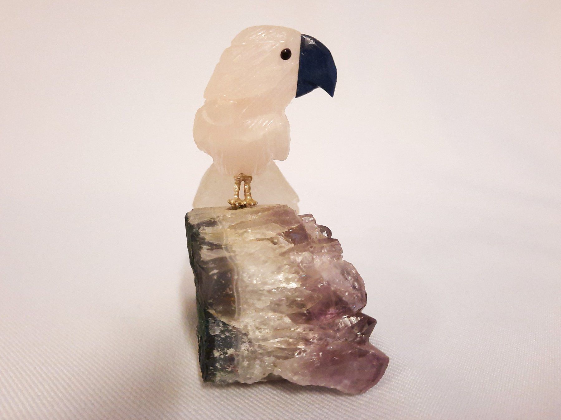 Minerali & Pietre curative: Amethyst Papagei und Kakadu – Usato da Beinwil am See venduto da Restwert_Beinwil 6
